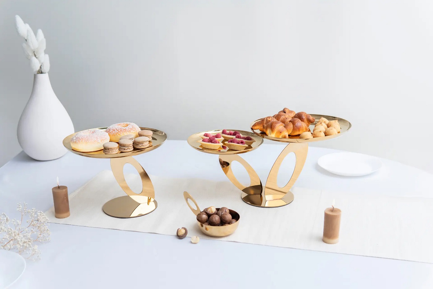 Rostfritt våningsfat – elegant servering i flera nivåer – MAT Steel